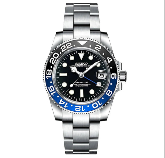 SEIKO MOD GMT BATMAN
