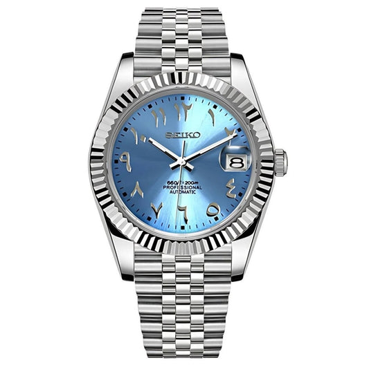 SEIKO MOD ARABIC DIAL BLUE