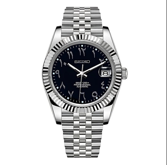 SEIKO MOD ARABIC DIAL BLACK