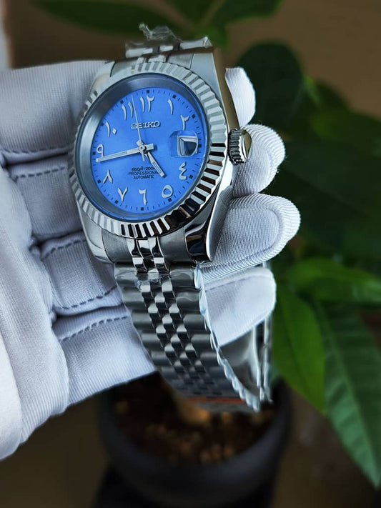 SEIKO MOD ARABIC DIAL BLUE